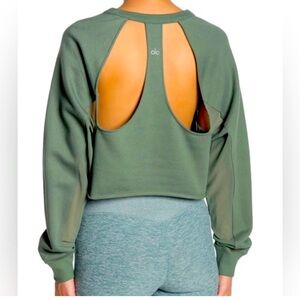 ALO Yoga sweatshirt with mesh accent